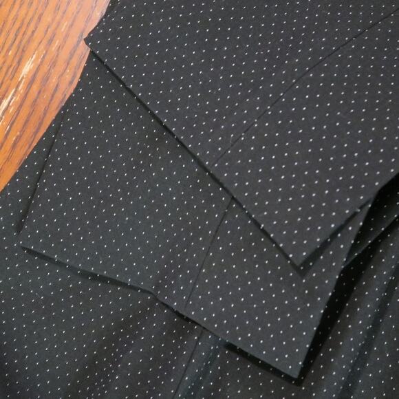 Women's Polka Dot Pants Black Dressy Casual Size 4 Amanda + Chelsea stretch mini - Picture 9 of 10